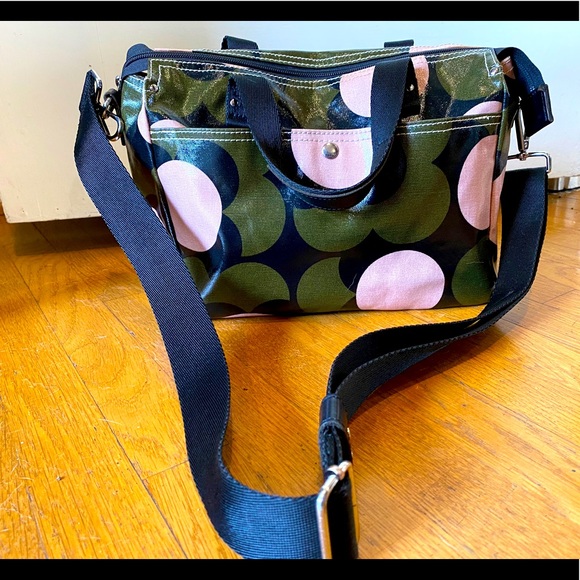 Orla Kiely Handbags - Orla Kiely shadow flower laminated bag.